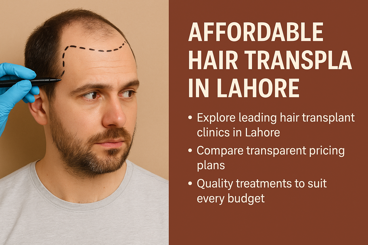 Affordable Hair Transplant in Lahore: Top Clinics & Transparent Pricing