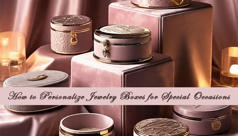 Personalise jewelry boxes